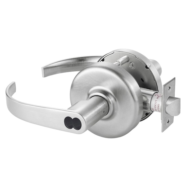 Grade 2 Storeroom or Closet Cylindrical Lock, Princeton Lever, Corbin Russwin 6-Pin LFIC Less Core,
